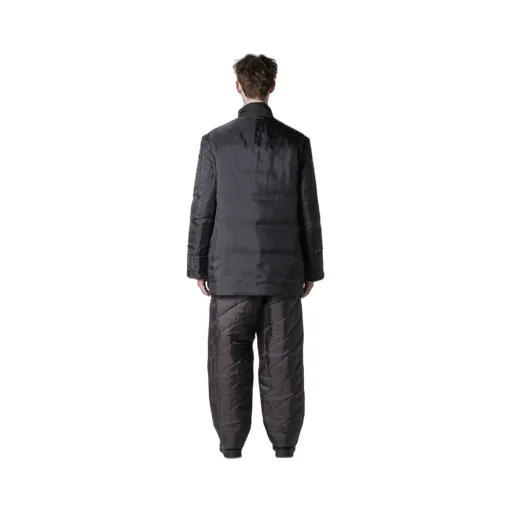 Back Printed Horizontal Padded Stand Jacket
