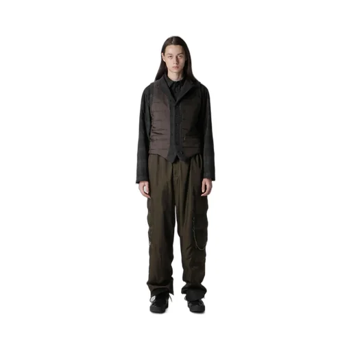 Cotton Linen Double Vest With Liner