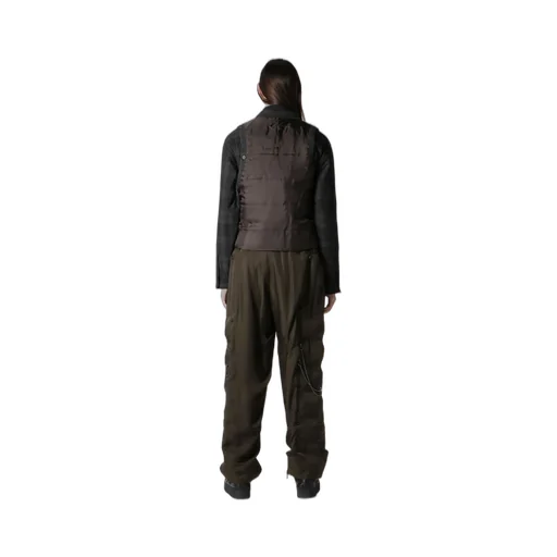 Cotton Linen Double Vest With Liner