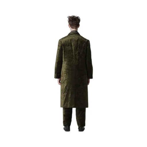 Bell Khaki 4 Buttons Long Jacket With Liner