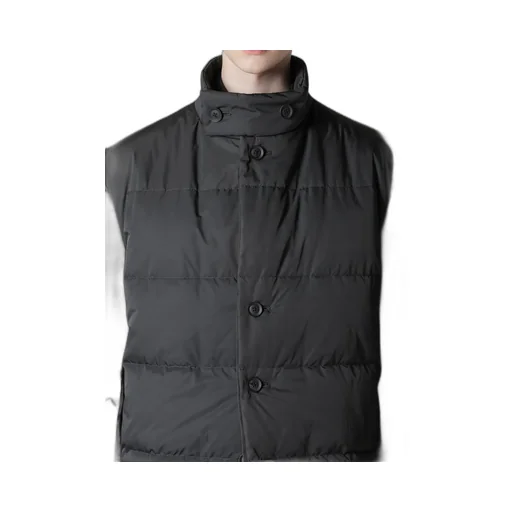 Back Printed Horizontal Padded Stand Jacket