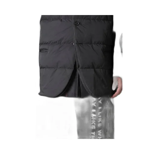 Back Printed Horizontal Padded Stand Jacket