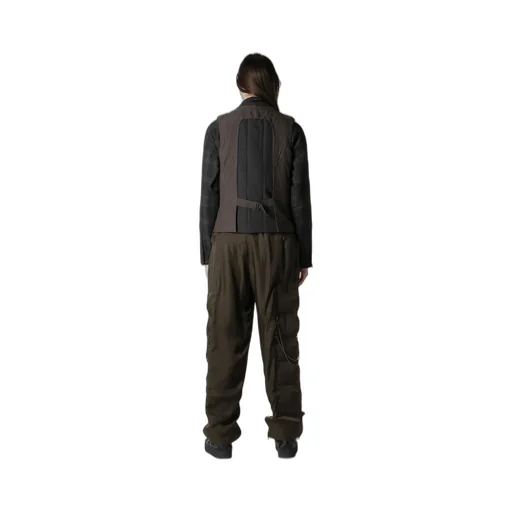Cotton Linen Double Vest With Liner