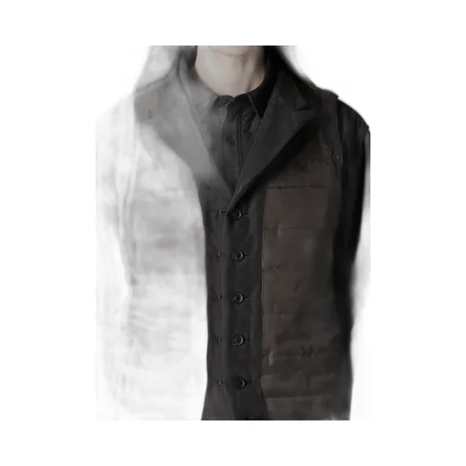 Cotton Linen Double Vest With Liner