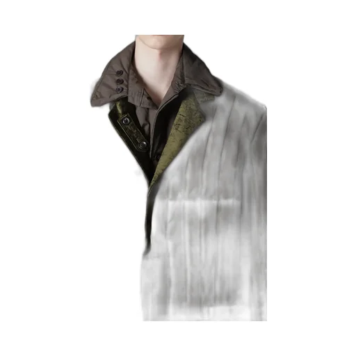 Bell Khaki 4 Buttons Long Jacket With Liner