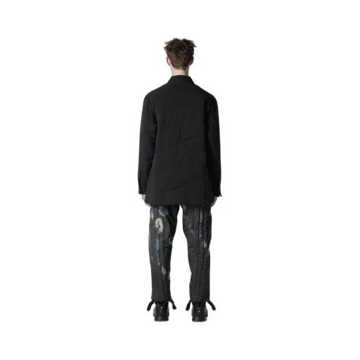 Cellulose Lawn 2Collar Diagonal Padded Blouse