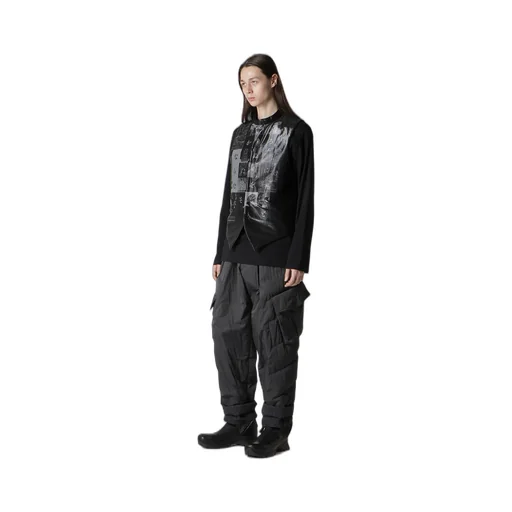 Hiragana Printed Transparent Vest