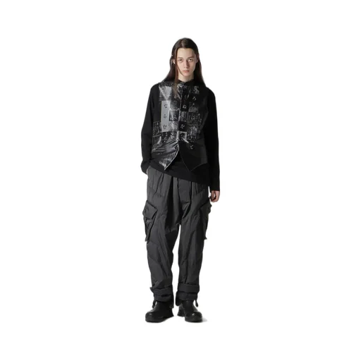 Hiragana Printed Transparent Vest