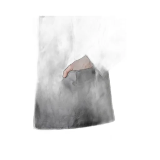 Japan Horse Leather Clap Double Front Collar Coat