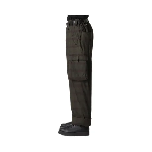 I Madras Ink-D Plaid Gusset Pkt Pants