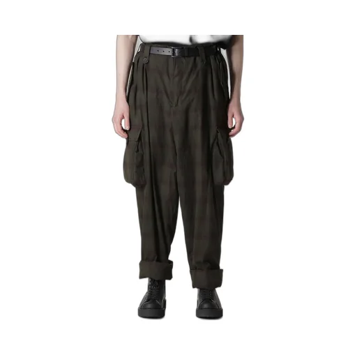 I Madras Ink-D Plaid Gusset Pkt Pants