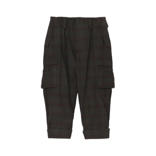I Madras Ink-D Plaid Gusset Pkt Pants