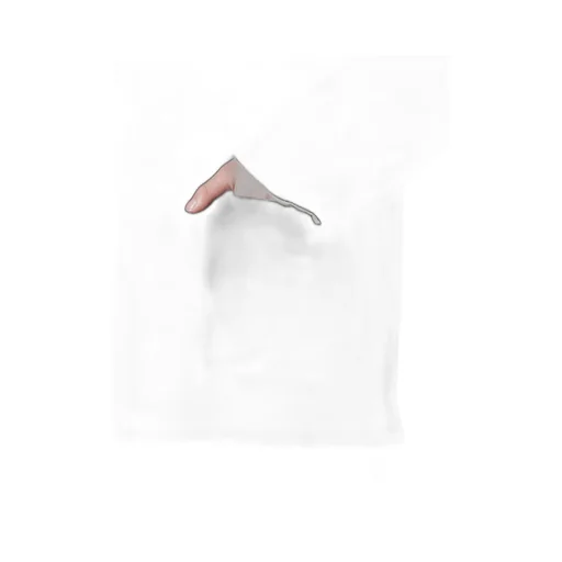 Ta Tuxedo Stand Collar Reversible Padded Blouse