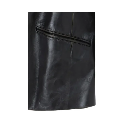 Japan Horse Leather Clap Hooded Jacket
