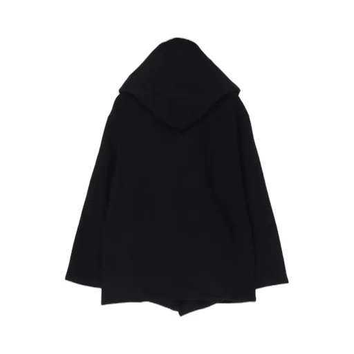 Boucle Single Jersey Padded Hooded Coat