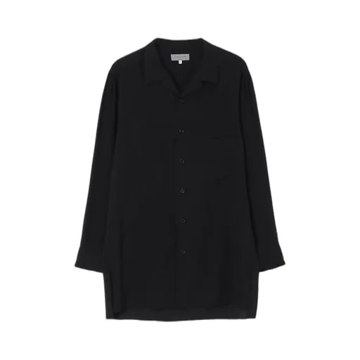 Celllose Lawn Open Collar Blouse
