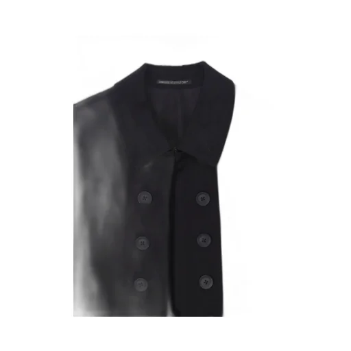 Wool Gabardine Napoleon Long Jacket