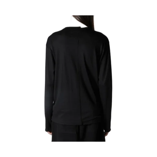 Wool Single Jersey Paneled Round Neck Long Slv T