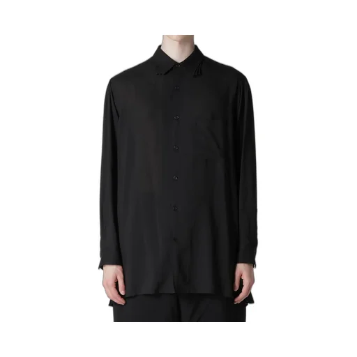 Celllose Lawn 3Collar Sleeve Gather Blouse