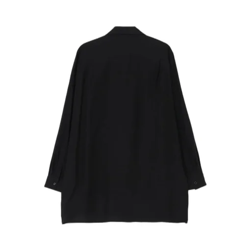 Suit Poplin Cdh Open Collar Shirt