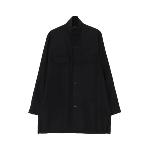 Suit Poplin Cdh Open Collar Shirt