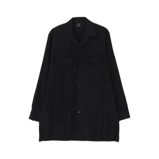 Suit Poplin Cdh Open Collar Shirt