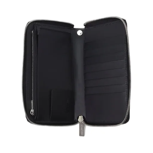 Cow Leather Fastener Wallet L