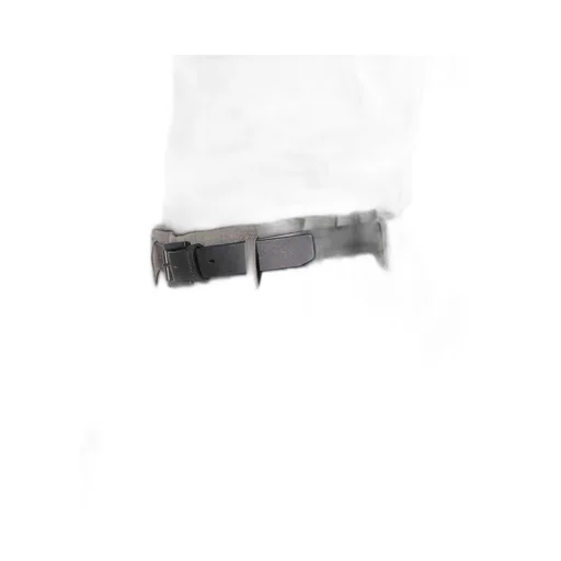 Silk Linen Diagonal Flap Padded Pants