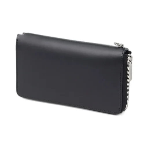 Cow Leather Fastener Wallet L