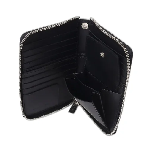 Cow Leather Fastener Wallet S