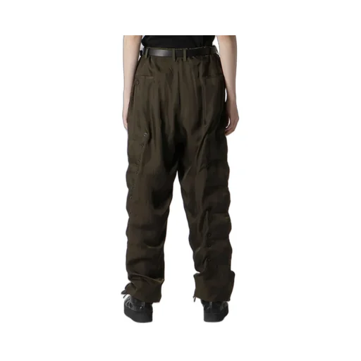 Khaki Cu Twill Padded Pants
