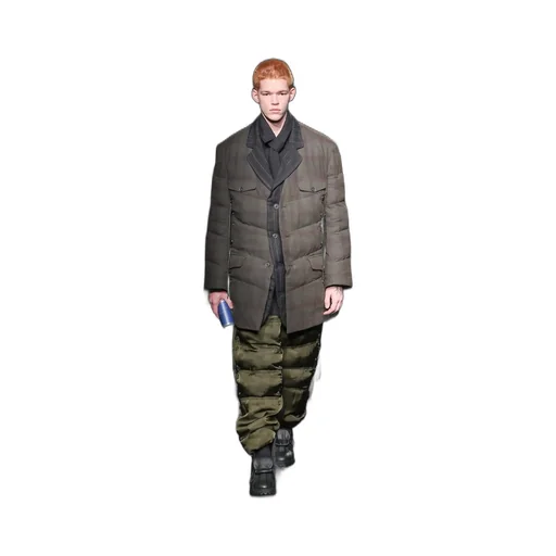 Khaki Cu Twill Padded Pants