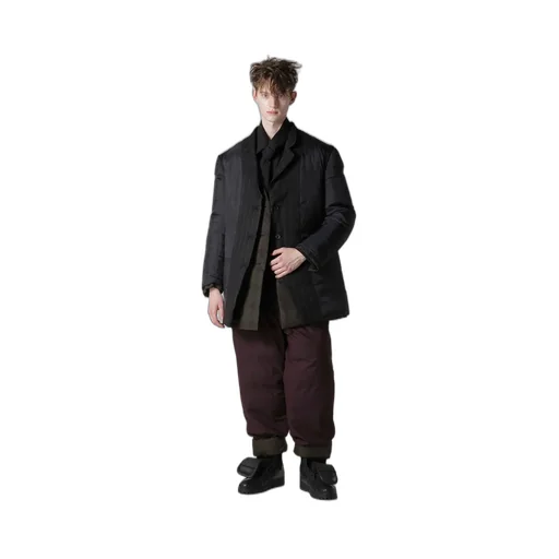 Khaki Cu Twill Padded Pants
