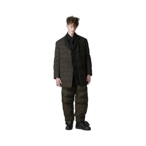 Khaki Cu Twill Padded Pants