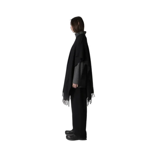 2/48W Twill Weave 2 Way Poncho Scarf