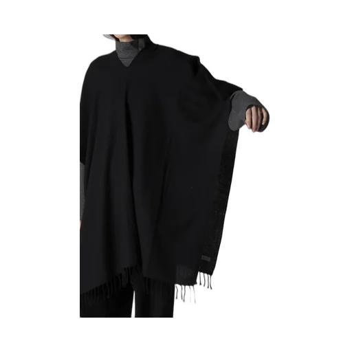 2/48W Twill Weave 2 Way Poncho Scarf