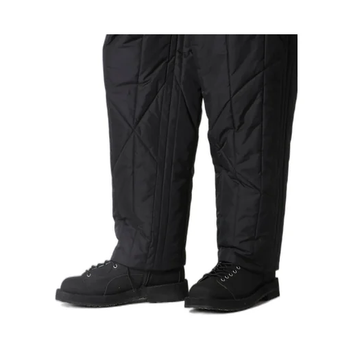 Navy Wool Gabardine One Side Pkt Pants With Liner