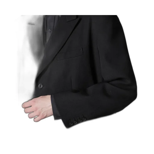 Army Gabardine 3 Buttons Peaked Jacket