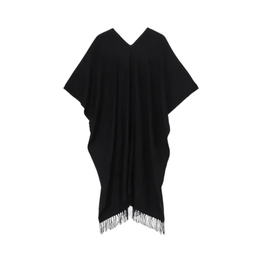 2/48W Twill Weave 2 Way Poncho Scarf