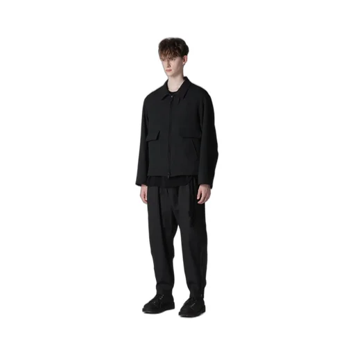 Army Gabardine Collar Tab Blouson