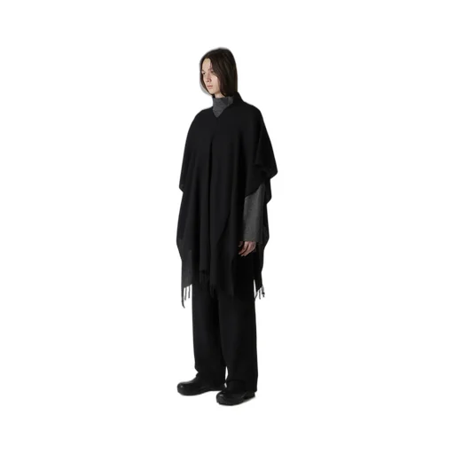 2/48W Twill Weave 2 Way Poncho Scarf