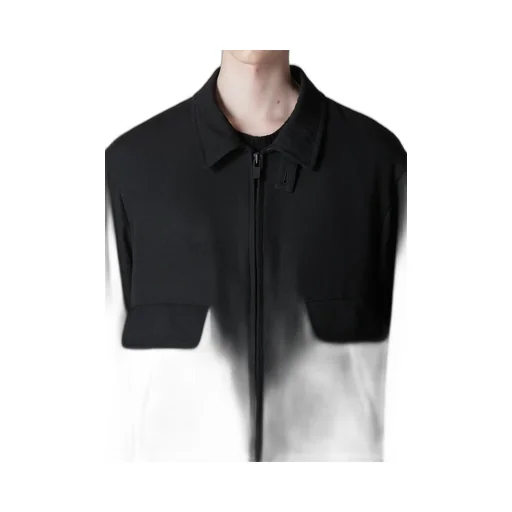 Army Gabardine Collar Tab Blouson