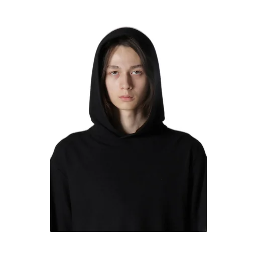 Super 120 Wool Single Jersey Hooded Ls Tee