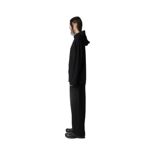 Super 120 Wool Single Jersey Hooded Ls Tee