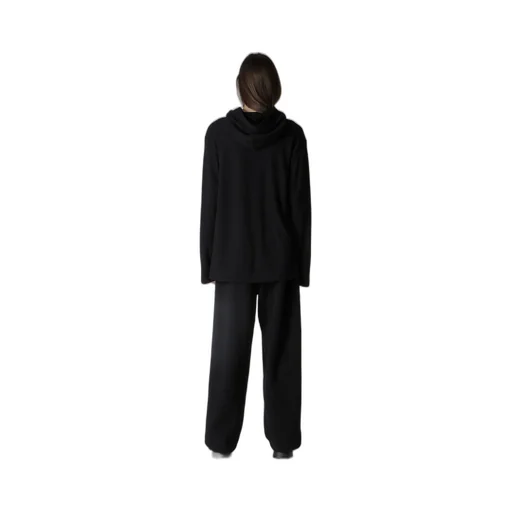 Super 120 Wool Single Jersey Hooded Ls Tee