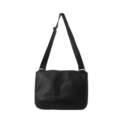 Garment Leather Padded Shoulder Bag