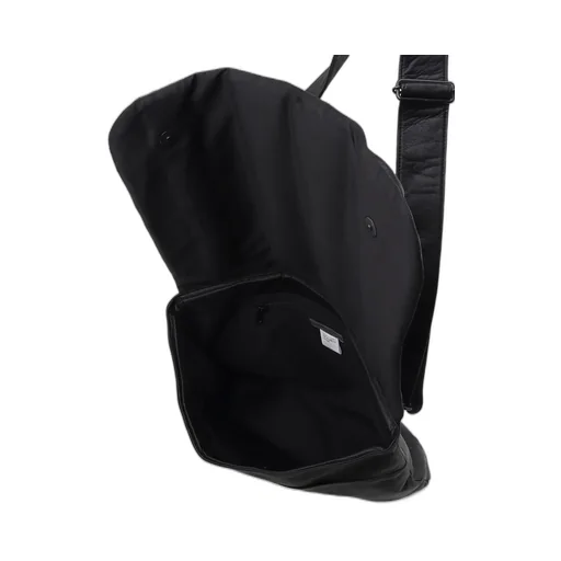 Garment Leather Padded Shoulder Bag