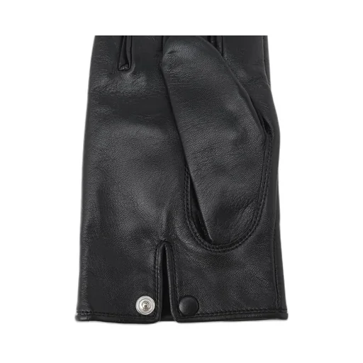 Lamb Skin Padded Short Gloves
