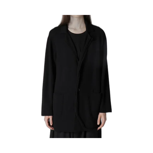 7G1P Plain Stitch With String String Detail Jacket