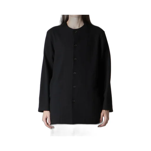 Woollen Jersey Round Neck Jacket